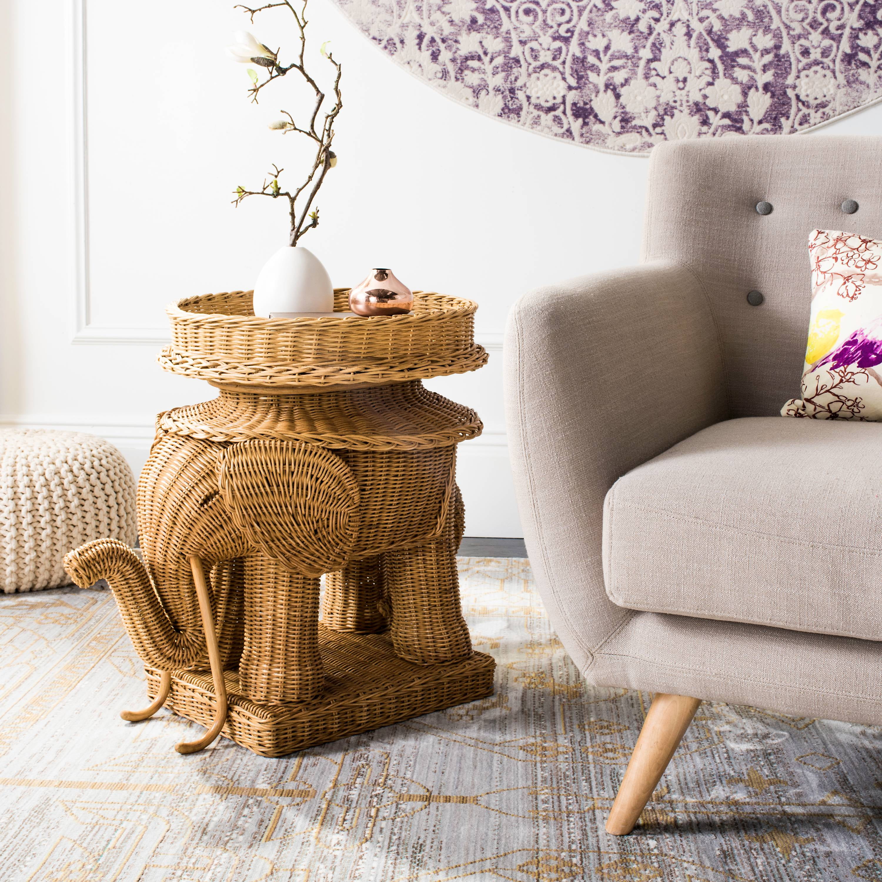 Safavieh Balford Elephant Storage Accent Table - Thumbnail 3