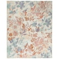 thumbnail image 1 of SAFAVIEH Barbados Andy Botanical Indoor/Outdoor Area Rug, Beige/Red, 8' x 10'5", 1 of 6