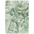 thumbnail image 1 of SAFAVIEH Barbados Igor Botanical Indoor/Outdoor Area Rug, Green/Teal, 4' x 6', 1 of 9