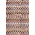 thumbnail image 1 of SAFAVIEH Barbados Kentigern Geometric Indoor/Outdoor Runner Rug, Purple/Green Rust, 2'8" x 8', 1 of 3