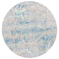 thumbnail image 1 of SAFAVIEH Barbados Micah Abstract Indoor/Outdoor Area Rug, Ivory Blue/Green, 6'6" x 6'6" Round, 1 of 3