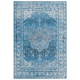 thumbnail image 1 of SAFAVIEH Barbados Paolo Traditional Indoor/Outdoor Area Rug, Blue/Ivory, 8' x 10'5", 1 of 12