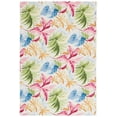 thumbnail image 1 of SAFAVIEH Barbados Paul Botanical Indoor/Outdoor Area Rug, Ivory/Green Rust, 4' x 6', 1 of 13