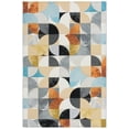 thumbnail image 1 of SAFAVIEH Barbados Sylvester Geometric Indoor/Outdoor Area Rug, Ivory Black/Blue Rust, 8' x 10'5", 1 of 11