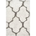 thumbnail image 1 of SAFAVIEH Barcelona Mira Geometric Shag Area Rug, Ivory/Silver, 2' x 3', 1 of 8