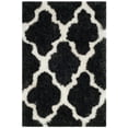 thumbnail image 1 of SAFAVIEH Barcelona Shag Mira Geometric Area Rug, Graphite/Ivory, 2' x 3', 1 of 4
