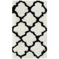 thumbnail image 1 of SAFAVIEH Barcelona Shag Mira Geometric Area Rug, Ivory/Black, 2' x 3', 1 of 6
