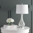 thumbnail image 1 of SAFAVIEH Bayan 28 in. Solid Iron Table Lamp, Nickel, 1 of 4