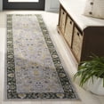thumbnail image 1 of SAFAVIEH Bayside Aline Oriental Polyester Runner Rug, Green/Beige, 2'2" x 8', 1 of 10