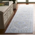 thumbnail image 1 of SAFAVIEH Bayside Sherwood Oriental Polyester Runner Rug, Green/Gray, 2'2" x 8', 1 of 10
