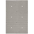 thumbnail image 1 of SAFAVIEH Beach House Arthur Geometric Indoor/Outdoor Area Rug, Light Grey/Charcoal, 4' x 6', 1 of 11