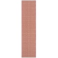 thumbnail image 1 of SAFAVIEH Beach House Bethanie Geometric Indoor/Outdoor Runner Rug, Red/Creme, 2'2" x 10', 1 of 8