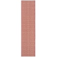 thumbnail image 1 of SAFAVIEH Beach House Bethanie Geometric Indoor/Outdoor Runner Rug, Red/Creme, 2'2" x 8', 1 of 9