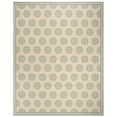 thumbnail image 1 of SAFAVIEH Beach House Callahan Geometric Indoor/Outdoor Area Rug Cream/Aqua, 7'10" x 10', 1 of 8