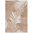 thumbnail image 1 of SAFAVIEH Beach House Declan Botanical Indoor/Outdoor Area Rug, Brown/Ivory, 4' x 6', 1 of 13