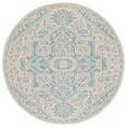 thumbnail image 1 of SAFAVIEH Beach House Diggory Medallion Indoor/Outdoor Area Rug, Aqua/Cream, 8' x 8' Round, 1 of 10