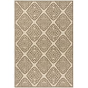 SAFAVIEH Beach House Frazier Geometric Indoor/Outdoor Area Rug, Cream/Beige, 2'2" x 4'