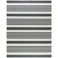 thumbnail image 1 of SAFAVIEH Beach House Henry Striped Indoor/Outdoor Area Rug, Light Grey/Charcoal, 3' x 5', 1 of 7