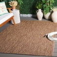 thumbnail image 1 of SAFAVIEH Beach House Jacinth Solid Indoor/Outdoor Area Rug, Brown, 8' x 10', 1 of 16