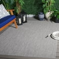 thumbnail image 1 of SAFAVIEH Beach House Jacinth Solid Indoor/Outdoor Area Rug, Gray, 4' x 6', 1 of 16
