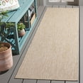 thumbnail image 1 of SAFAVIEH Beach House Jacinth Solid Indoor/Outdoor Runner Rug, Natural, 2'2" x 8', 1 of 13
