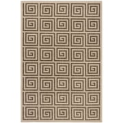 SAFAVIEH Beach House Johan Geometric Indoor/Outdoor Area Rug, Beige/Cream, 3' x 5'