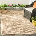 thumbnail image 1 of SAFAVIEH Beach House Johan Geometric Indoor/Outdoor Area Rug, Beige/Cream, 8' x 10', 1 of 7