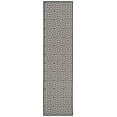 thumbnail image 1 of SAFAVIEH Beach House Johan Geometric Indoor/Outdoor Runner Rug, Light Grey/Charcoal, 2'2" x 6', 1 of 8