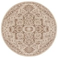 thumbnail image 1 of SAFAVIEH Beach House Jose Geometric Indoor/Outdoor Area Rug Beige/Cream, 6'7" x 6'7" Round, 1 of 10