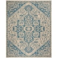 thumbnail image 1 of SAFAVIEH Beach House Jose Geometric Indoor/Outdoor Area Rug Blue/Cream, 8'6" x 12', 1 of 5