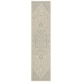 thumbnail image 1 of SAFAVIEH Beach House Jose Geometric Indoor/Outdoor Runner Rug Aqua/Cream, 2' x 8', 1 of 11