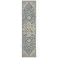 thumbnail image 1 of SAFAVIEH Beach House Jose Geometric Indoor/Outdoor Runner Rug Cream/Blue, 2' x 8', 1 of 10