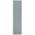 thumbnail image 1 of SAFAVIEH Beach House Kadri Geometric Indoor/Outdoor Runner Rug, Blue/Creme, 2'2" x 12', 1 of 8