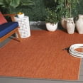 thumbnail image 1 of SAFAVIEH Beach House Lauressa Solid Indoor/Outdoor Area Rug, Orange, 8' x 10', 1 of 16