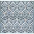 thumbnail image 1 of SAFAVIEH Beach House Lennox Damask Indoor/Outdoor Area Rug Cream/Blue, 6'7" x 6'7" Square, 1 of 9