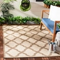 thumbnail image 1 of SAFAVIEH Beach House Loraine Trellis Indoor/Outdoor Area Rug Cream/Beige, 5'3" x 7'6", 1 of 10