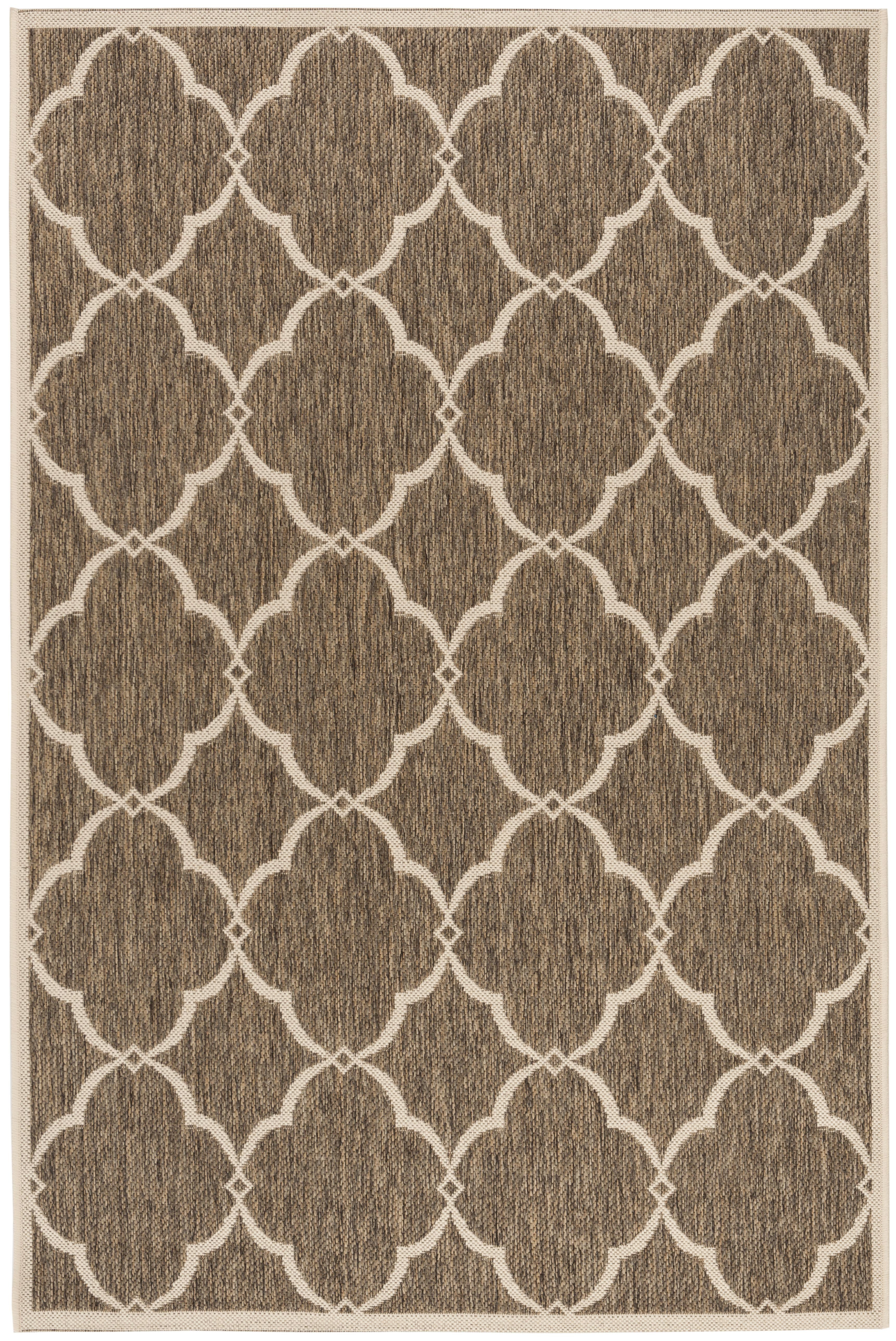 SAFAVIEH Beach House Nick Indoor/Outdoor Area Rug Beige/Cream, 3' x 5'