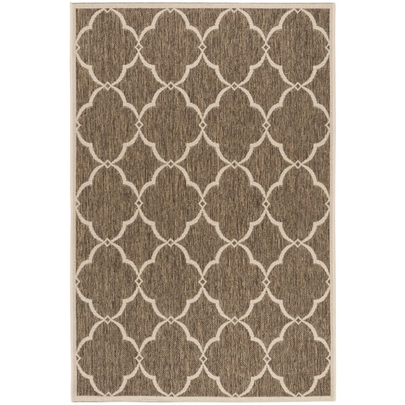 SAFAVIEH Beach House Nick Indoor/Outdoor Area Rug Beige/Cream, 3' x 5'