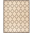 thumbnail image 1 of SAFAVIEH Beach House Nick Indoor/Outdoor Area Rug Cream/Brown, 7'10" x 10', 1 of 9