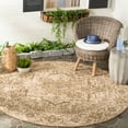 thumbnail image 1 of SAFAVIEH Beach House Orville Indoor/Outdoor Area Rug Cream/Beige, 6'7" x 6'7" Round, 1 of 6