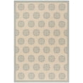 thumbnail image 1 of SAFAVIEH Beach House Regent Geometric Indoor/Outdoor Area Rug, Cream/Aqua, 2'2" x 4' - Traditional Design, Cream & Aqua, Weather Resistant, Non-Shedding & Easy Cleaning, Ideal for Patio, Entryway, Mu, 1 of 8