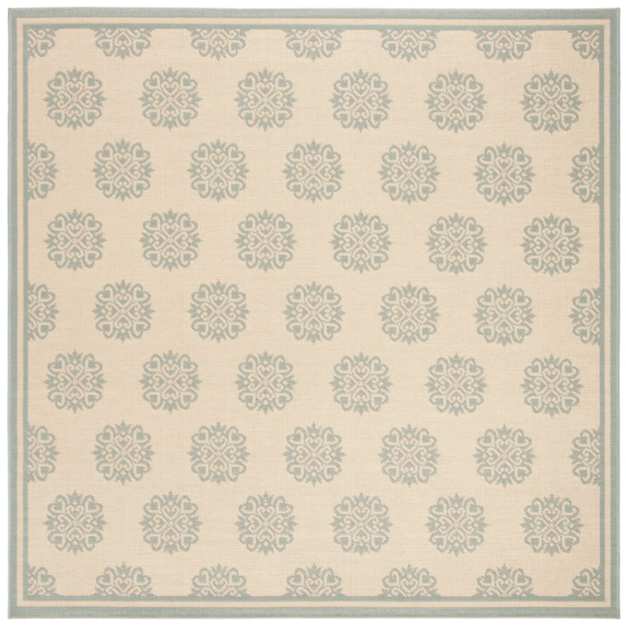 Regent Rugs SAFAVIEH Beach House Regent Geometric Indoor/Outdoor Area Rug, Cream ...