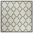 thumbnail image 1 of SAFAVIEH Beach House Sharla Geometric Indoor/Outdoor Area Rug, Light Grey/Charcoal, 8' x 8' Square, 1 of 10