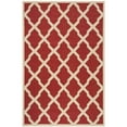thumbnail image 1 of SAFAVIEH Beach House Talbot Geometric Indoor/Outdoor Area Rug, Red/Creme, 4' x 6', 1 of 7