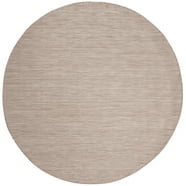 Nourison Practical Solutions Outdoor Aqua 8' x Round Area Rug (8 Round ...