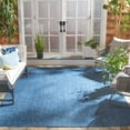 thumbnail image 1 of SAFAVIEH Beach House Tayler Solid Indoor/Outdoor Area Rug, Blue, 6'7" x 6'7" Square, 1 of 11