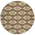 thumbnail image 1 of SAFAVIEH Beach House Vasiliki Geometric Indoor/Outdoor Area Rug, Cream/Beige, 6'7" x 6'7" Round, 1 of 10