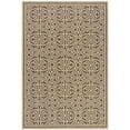 thumbnail image 1 of SAFAVIEH Beach House Wyon Medallion Indoor/Outdoor Area Rug Cream/Beige, 4' x 6', 1 of 11