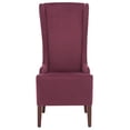 thumbnail image 1 of SAFAVIEH Becall Transitional Cotton Solid Dining Parsons Chair, Bordeaux, 1 of 15