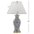 thumbnail image 1 of SAFAVIEH Beijing 29 in. H Floral Urn Table Lamp, Blue/White, Set of 2, 1 of 7